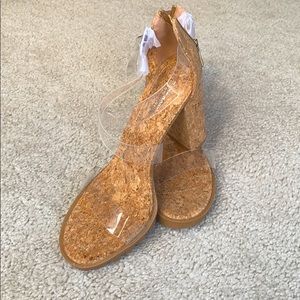 New clear sandals